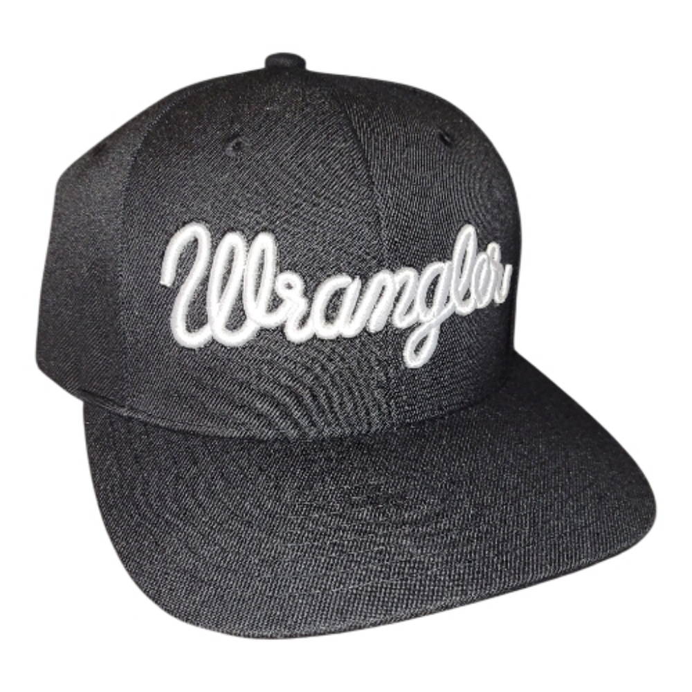 Wrangler Snapback Cap Black NWT